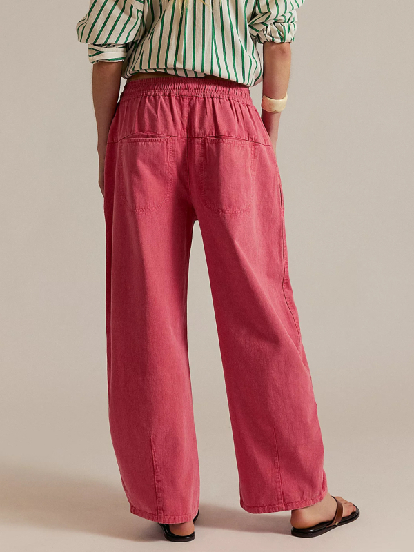 Ženske traperice – visoki struk, isprani denim, straight kroj, bez glačanja, gradski stil (denim, visok struk, isprani denim, straight kroj, bez glačanja)