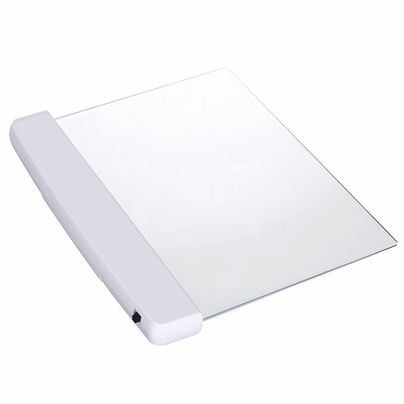 LED многофункционална лампа за книга с плосък прозрачен светлинен панел за четене, защита на очите, батерийно захранване, 1-10W, CRI 70-79, <=36V