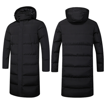 Ανδρικό αθλητικό μπουφάν με γέμισμα πολυεστέρα-βαμβάκι, ύφασμα πολυεστέρας, επένδυση πολυεστέρας, κουκούλα, αποσπώμενο