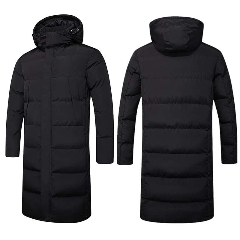 Ανδρικό αθλητικό μπουφάν με γέμισμα πολυεστέρα-βαμβάκι, ύφασμα πολυεστέρας, επένδυση πολυεστέρας, κουκούλα, αποσπώμενο