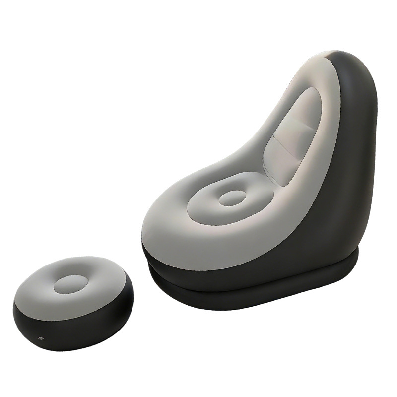 Naduvani fotelj s PVC flockom, model Y-5056, stil sekcijski kauč, težina 2,11 kg