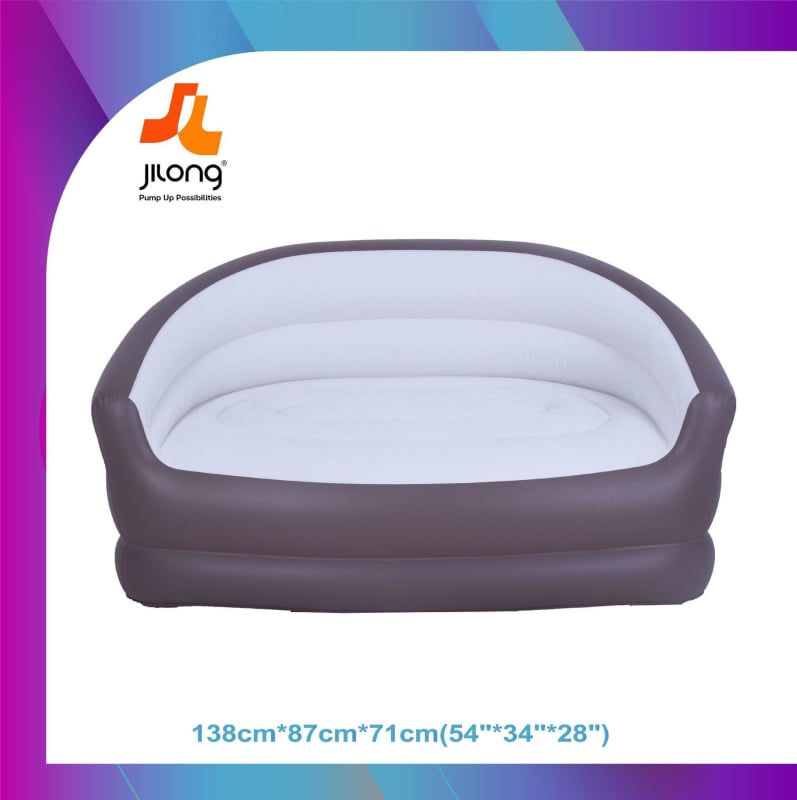 Jilong napuhujuća sofa – PVC površina, težina 2 kg, nosivost 150 kg, podrijetlo Jiangsu, licencirana privatna marka