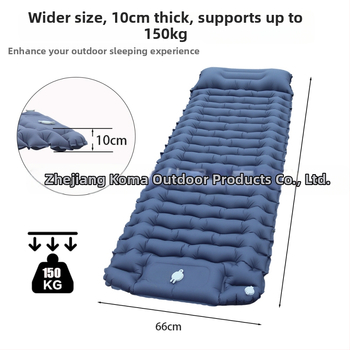 Εξωτερικό ultralight φουσκωτό στρώμα ύπνου, 40D νάιλον TPU, για ένα άτομο, 700 g, χειροκίνητη αντλία