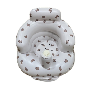 Καρεκλάκι εκμάθησης μωρού σε κορεατικό στυλ με μηχανισμό πίεσης-φουσκώματος, PVC υλικό, για βρέφη και νήπια 0–3 ετών, κατάλληλο για εσωτερικούς και εξωτερικούς χώρους, υποστηρίζει ανάπτυξη συναισθήματος, όρασης και συντονισμού χεριού-ματιών