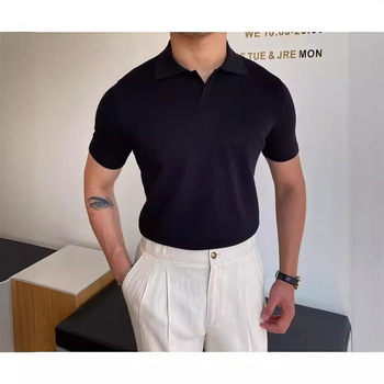 Polo majica, mladenački stil, labav kroj, kratka rukava, poliester tkanina