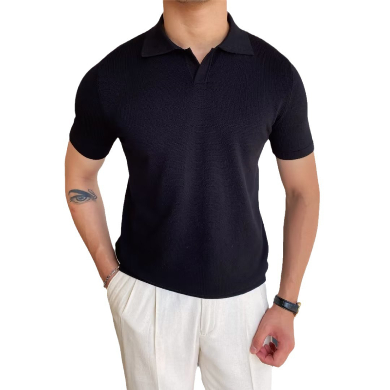 Polo majica, mladenački stil, labav kroj, kratka rukava, poliester tkanina