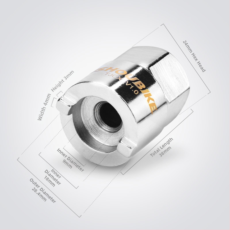 Unealtă demontare hub pentru bicicletă de munte, cheie din oțel, JSHOU BIKE