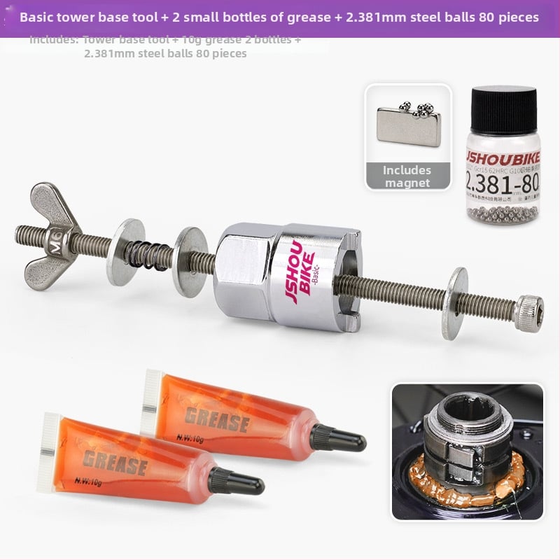 Unealtă demontare hub pentru bicicletă de munte, cheie din oțel, JSHOU BIKE