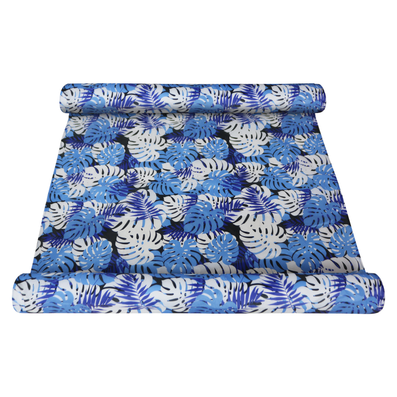 Φουσκωτή ξαπλώστρα πισίνας για δύο με εκτύπωση, από καμβά και PVC