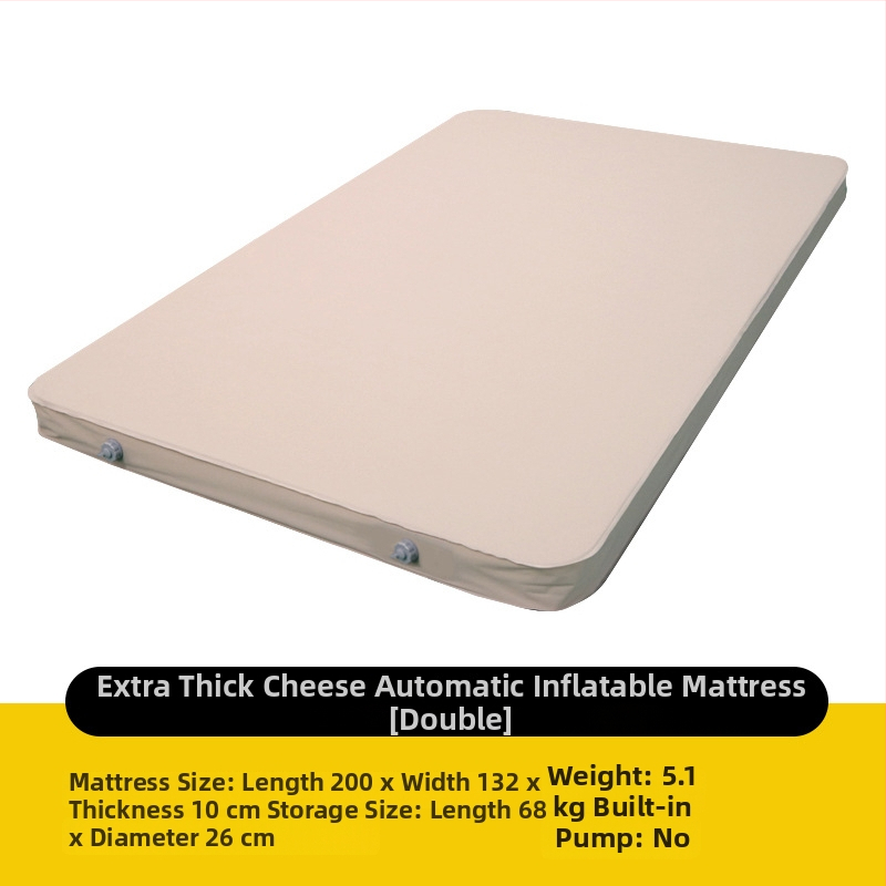 Κάμπινγκ στρώμα ύπνου, παχύτερο, με αυτόματο φούσκωμα, για 1–2 άτομα, βάρος 4 kg, 30D πλεκτό ύφασμα
