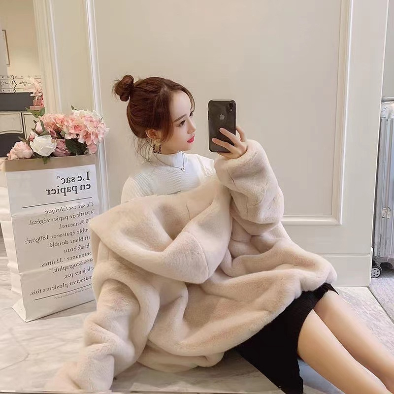 Kaput od chenille s elastanom <30%, polo ovratnik, stil Yujie, proljeće 2023 izdanje