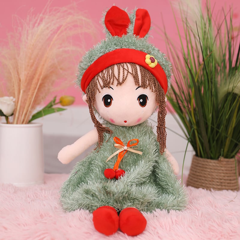 Плюшена кукла с пълнеж PP памук, кратък плюш, мрежеста опаковка, персонализирани пробни образци