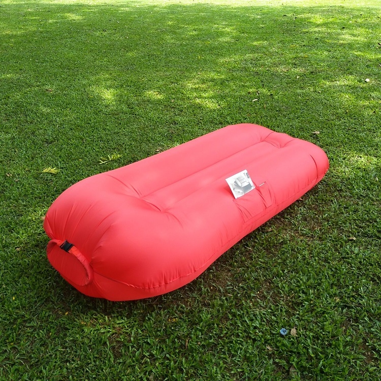 Sunshine napuhljivo ležište – prijenosno vanjsko zračno sofa-lezaljka, poliester površina, težina 0,8 kg, nosivost 200 kg, pogodno za odrasle