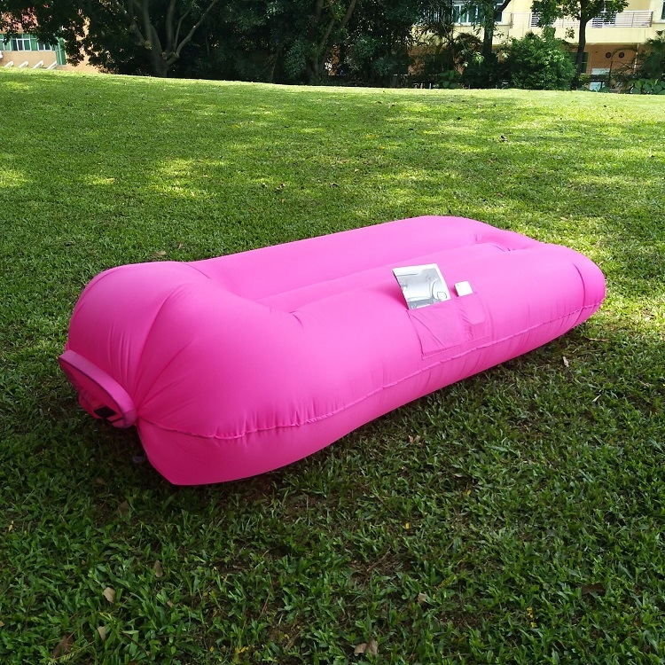 Sunshine napuhljivo ležište – prijenosno vanjsko zračno sofa-lezaljka, poliester površina, težina 0,8 kg, nosivost 200 kg, pogodno za odrasle