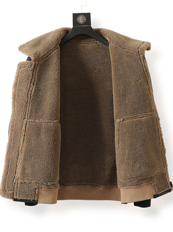 Αναστρέψιμο δερμάτινο μπουφάν με γούνα, φερμουάρ, επένδυση φλίς, γιακά τύπου σακάκι, φθινοπωρο 2025