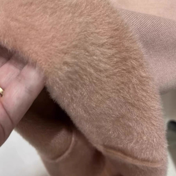 Džemper s kapuljom, rukavi u stilu princeze, poluvisoki ovratnik, Ice Silk tkanina, proljeće 2025