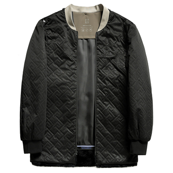 Ανδρικό Parka με μεσαίου μήκους γραμμή για χειμώνα, αποσπώμενη επένδυση από γούνα κουνελιού και γιακά από γούνα αλεπούς