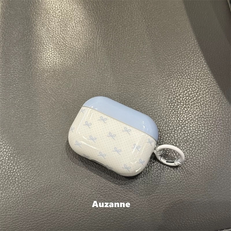 AirPods Pro futrola – TPU tvrdi kućište, potpuno pokriće, crtani uzorak valova i točkica, IMD ubrizgavanje