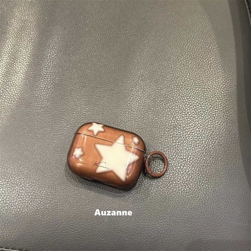 AirPods Pro futrola – TPU tvrdi kućište, potpuno pokriće, crtani uzorak valova i točkica, IMD ubrizgavanje