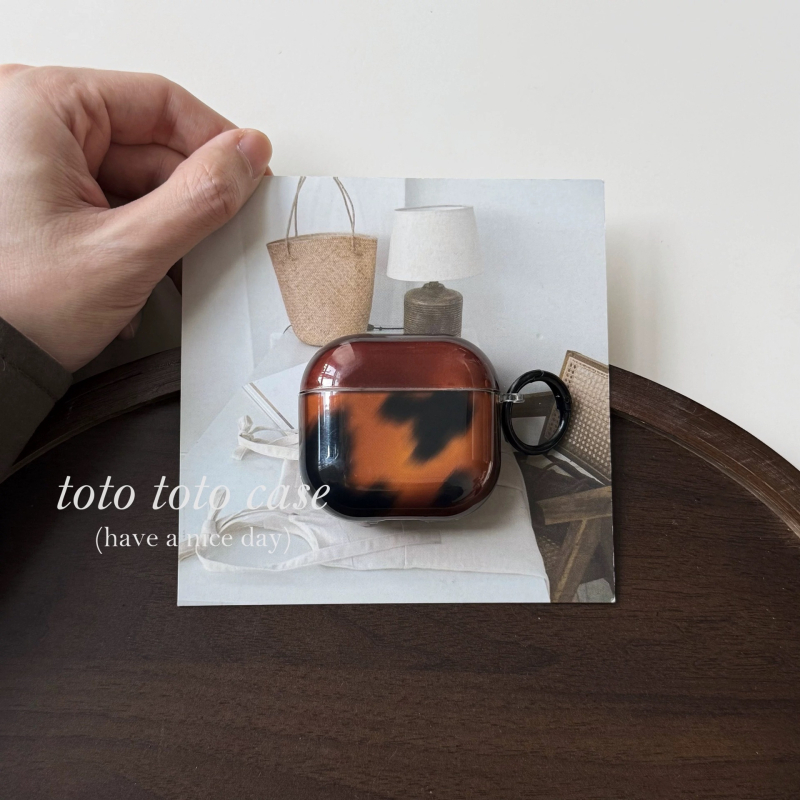 AirPods Pro futrola – TPU tvrdi kućište, potpuno pokriće, crtani uzorak valova i točkica, IMD ubrizgavanje