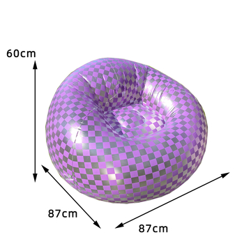 Naduvni sferni kauč – ekološki PVC, 0,2 mm debljina, bean bag stil, težina 460 g