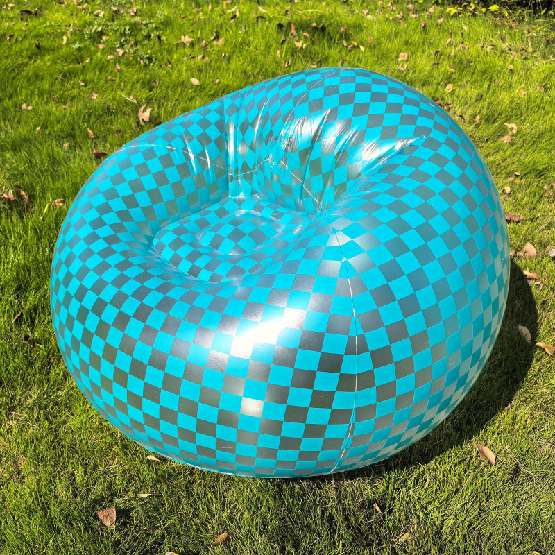 Naduvni sferni kauč – ekološki PVC, 0,2 mm debljina, bean bag stil, težina 460 g