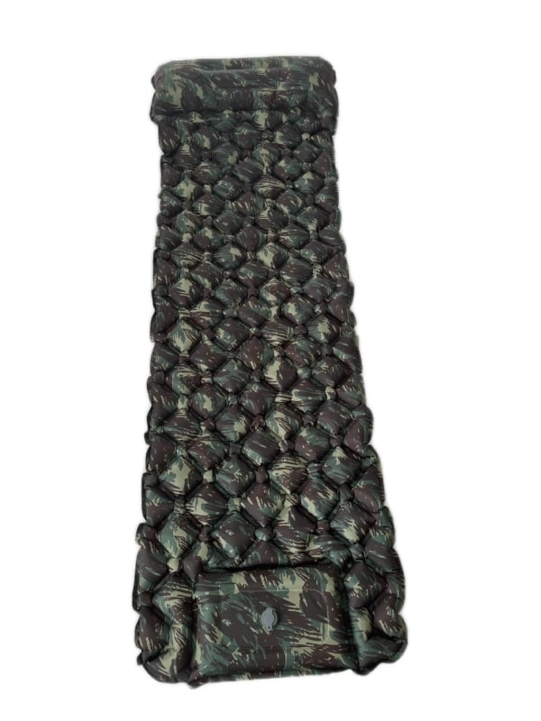 Μονοπρόσωπη υπαίθρια φουσκωτή στρώμα-σκηνή, 75D pongee TPU, 580 g, χειροκίνητη αντλία