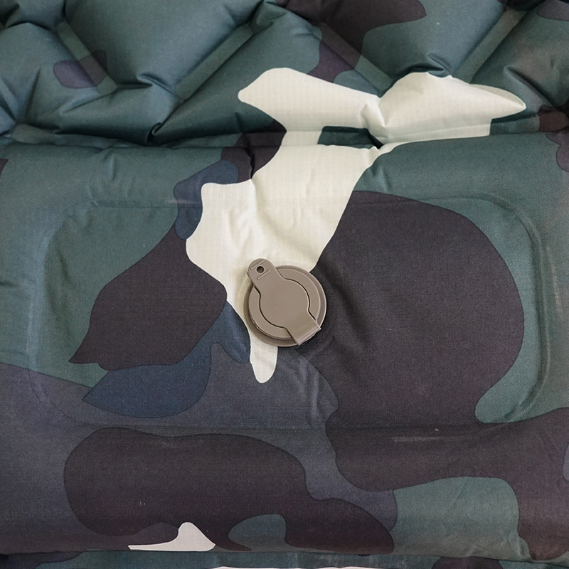 Μονοπρόσωπη υπαίθρια φουσκωτή στρώμα-σκηνή, 75D pongee TPU, 580 g, χειροκίνητη αντλία