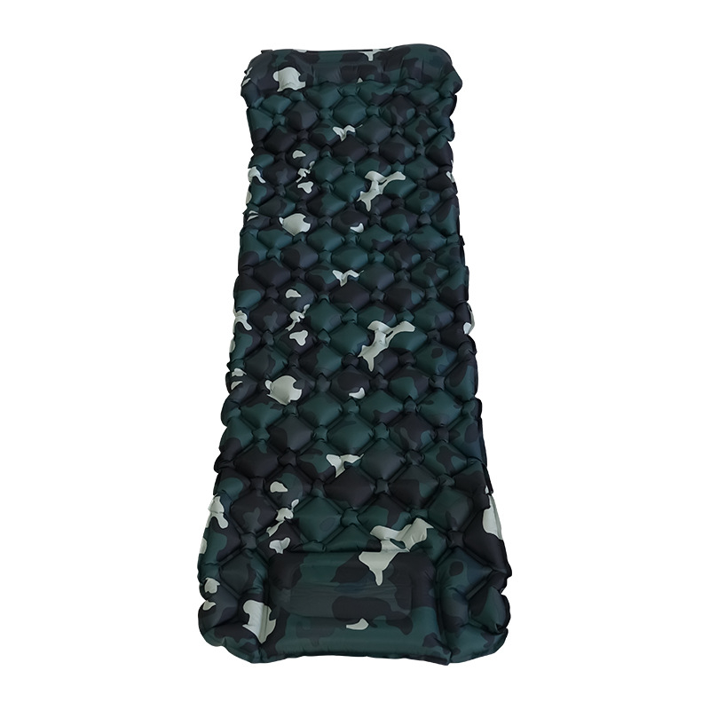 Μονοπρόσωπη υπαίθρια φουσκωτή στρώμα-σκηνή, 75D pongee TPU, 580 g, χειροκίνητη αντλία