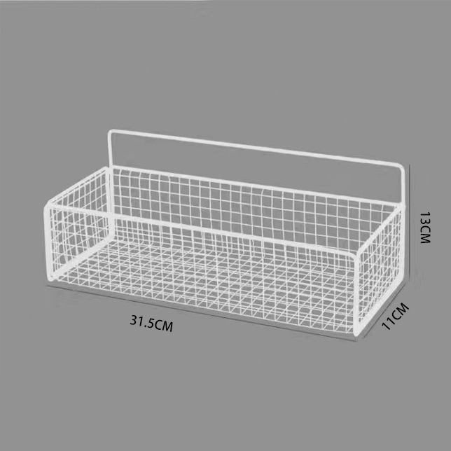 Kupaonica zidni spremnik za pohranu, metalni, premaz bake paint, dvostruki sloj, Jin Sheng 019, moderni minimalistički stil
