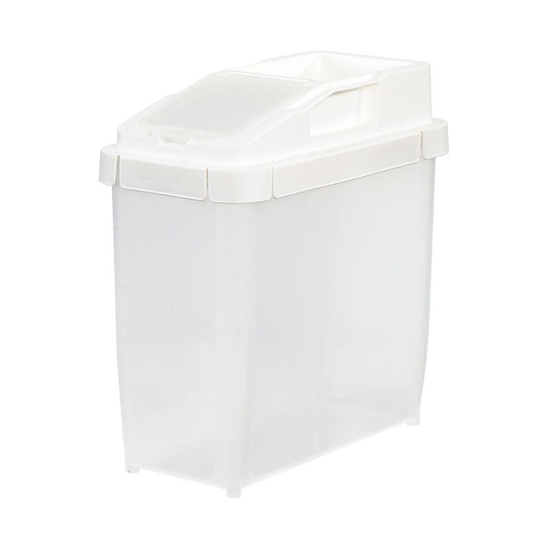 Кутия за съхранение на ориз, влагозащитена, запечатваща, против насекоми, прозрачен PP пластмасов корпус, регистрация на датата.