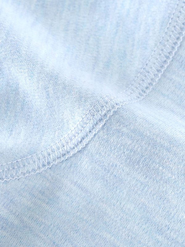 Bluza de bază pentru copii din bumbac, 100% bumbac, finisaj moale periat, mânecă lungă, guler rotund, potrivită pentru primăvară și toamnă