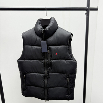Unisex lagana pamucna veste sa stojećim ovratnikom i vezenjem konja, za jesen/zimu