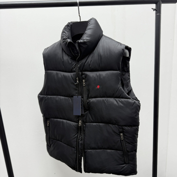 Unisex lagana pamucna veste sa stojećim ovratnikom i vezenjem konja, za jesen/zimu