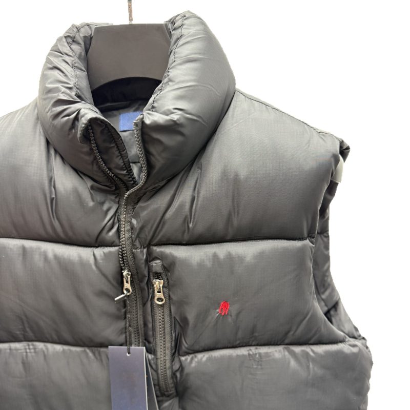 Unisex lagana pamucna veste sa stojećim ovratnikom i vezenjem konja, za jesen/zimu