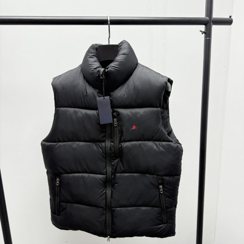 Unisex lagana pamucna veste sa stojećim ovratnikom i vezenjem konja, za jesen/zimu