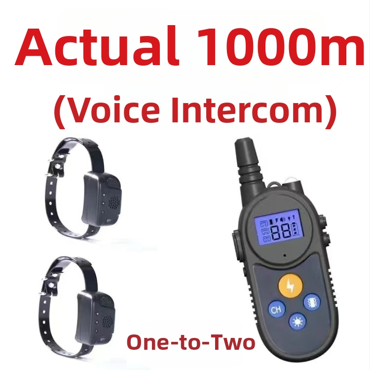 Електрически обучителен нашийник за кучета – анти-лаене, анти-ядене, пластмасов корпус, за външна употреба