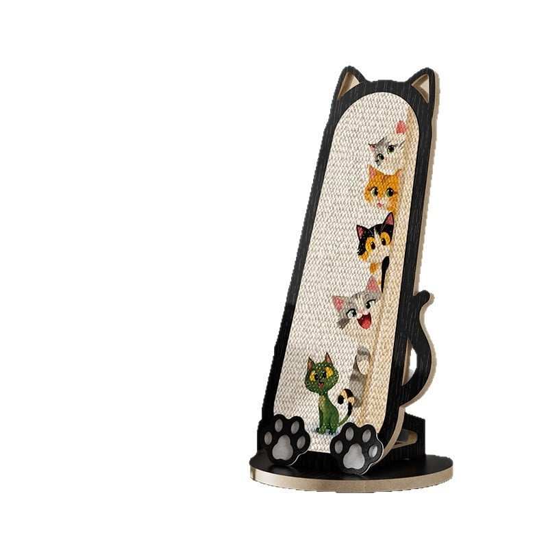 Juta anyagú falra szerelt macska karmoló tábla, rajzfilm stílus, kanapé védelem, a márka Chong Duoduo