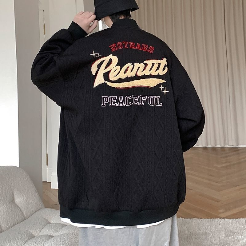 Muška windproof jakna sa stojećim ovratnikom, jacquard uzorak, jednoslojno kopčanje, dugi rukavi, standardna duljina