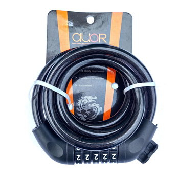 Brava za bicikl s petocifrenom lozinkom, lanac od čelične žice, model 619, težina 371