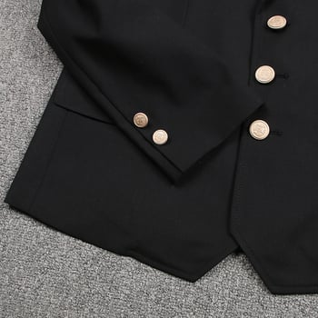 CAMPURE ženski mali sako-kostim, poliester, rever, dugi rukavi, školski stil