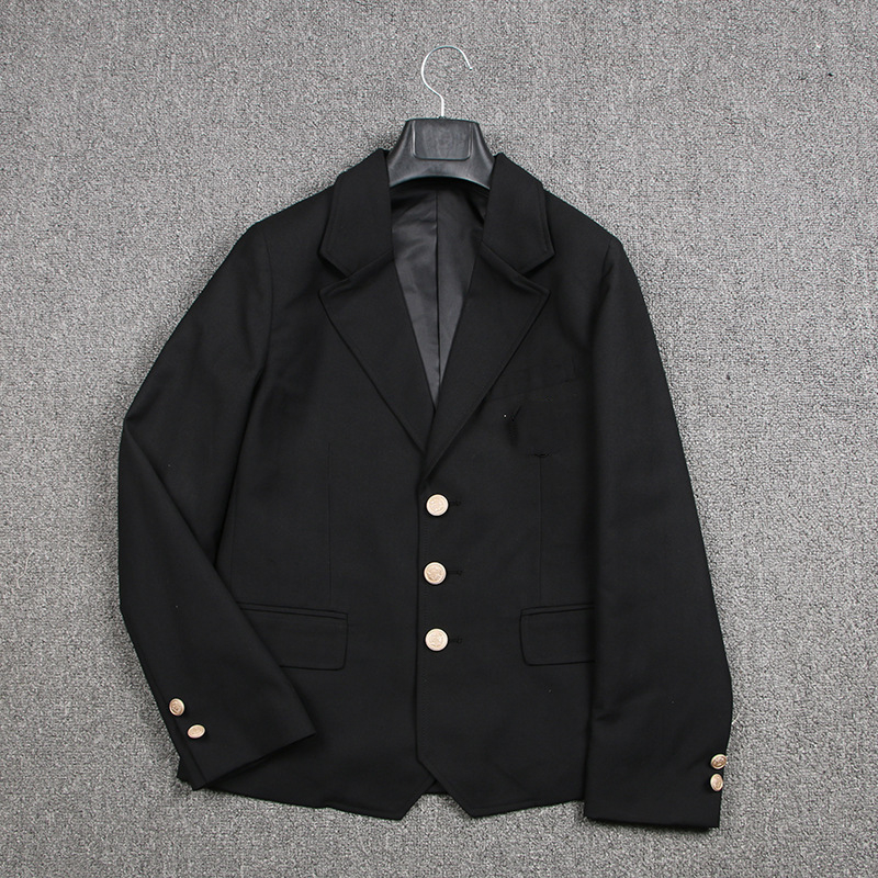 CAMPURE ženski mali sako-kostim, poliester, rever, dugi rukavi, školski stil