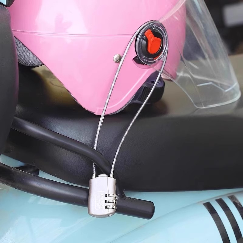 Brava za kacigu motocikla – čelični kabel, model SL-GS, marka Shouli, prilagodba dostupna, moderni minimalistički stil