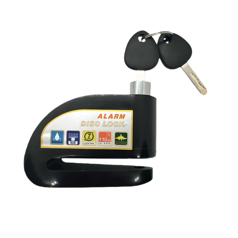 Alarmni disk-ključ s alarmom za motocikle, bicikle i električne romobile • Model D02 • Materijal: aluminijeva legura • Težina: 281 g • Ovlaštena privatna marka: Da • Stil: Lagani luksuz