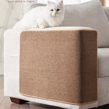 Fali-montázs macska karmázó szőnyege és mászókeret, öntapadós, tartós, csúszásmentes, kanapévédelem