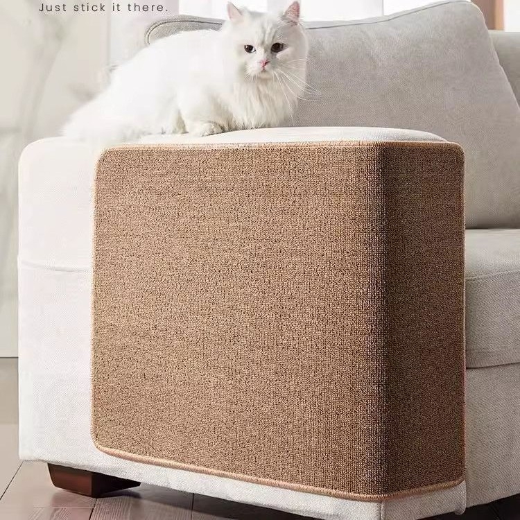 Fali-montázs macska karmázó szőnyege és mászókeret, öntapadós, tartós, csúszásmentes, kanapévédelem