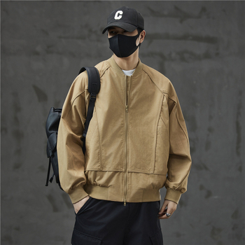 Muška bomber jakna s kapuljačom, lagani vanjski sloj od krzna zeca, poliester podstava, zatvaranje zipom, casual stil