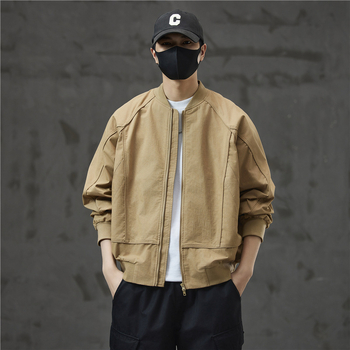 Muška bomber jakna s kapuljačom, lagani vanjski sloj od krzna zeca, poliester podstava, zatvaranje zipom, casual stil