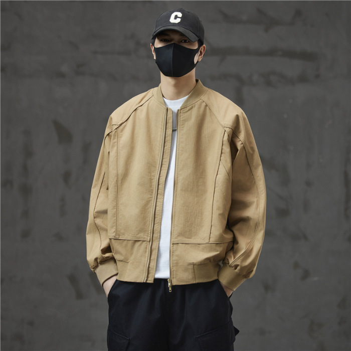 Muška bomber jakna s kapuljačom, lagani vanjski sloj od krzna zeca, poliester podstava, zatvaranje zipom, casual stil