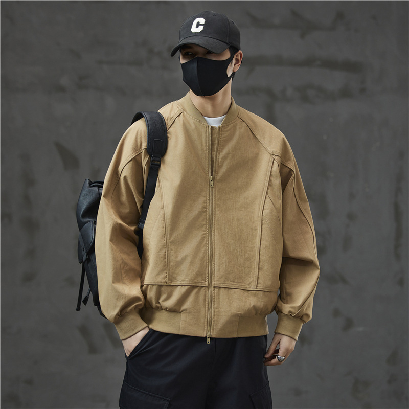 Muška bomber jakna s kapuljačom, lagani vanjski sloj od krzna zeca, poliester podstava, zatvaranje zipom, casual stil